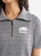 Robe &agrave; manches courtes et demi-glissi&egrave;re en jersey bouclette Cooper