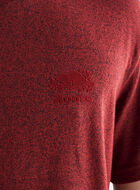 T-shirt poivré en coton bio pour hommes