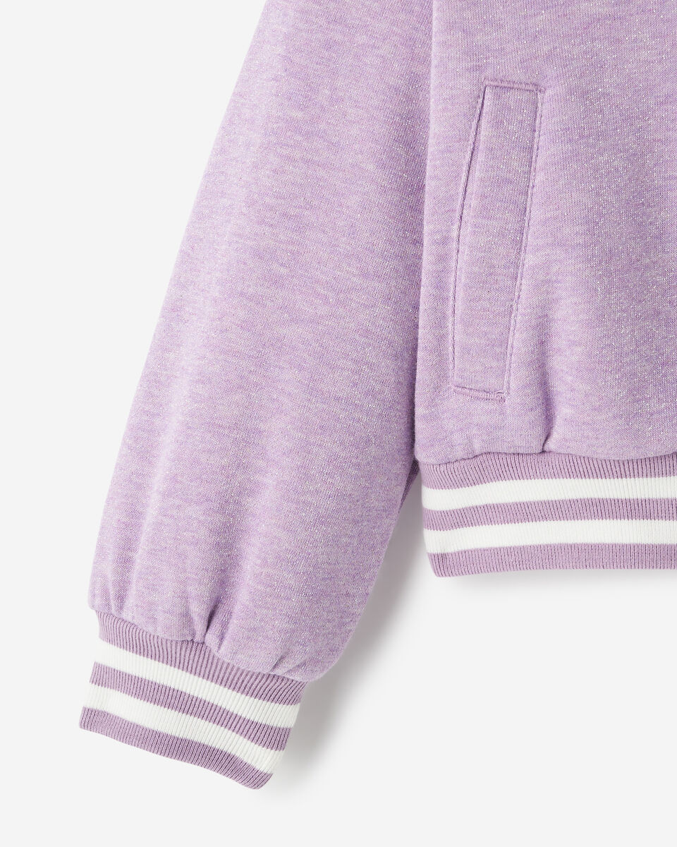 Toddler Girls Cooper Sparkle Varsity Jacket