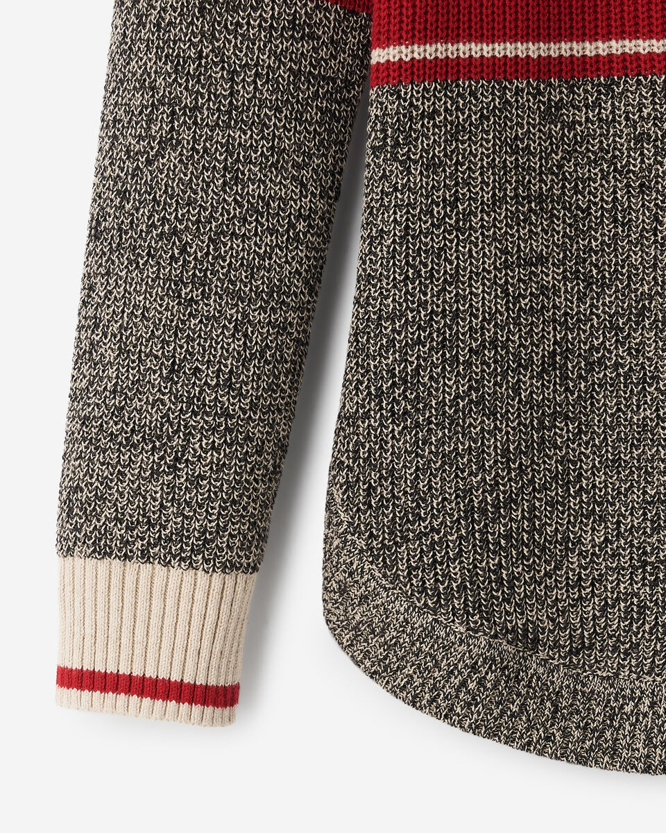 Cabin Stripe Shaker Crew Sweater
