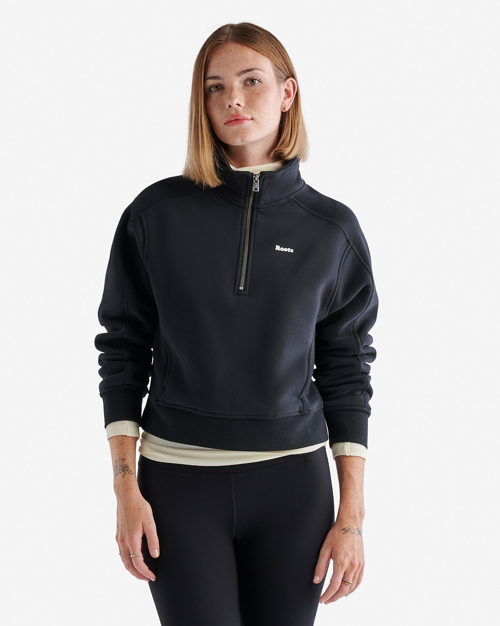 Half zip fleece sweatshirt shop