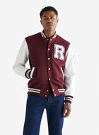 Blouson universitaire rétro pour homme