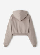 Summer Cloud Cropped Full Zip Hoodie