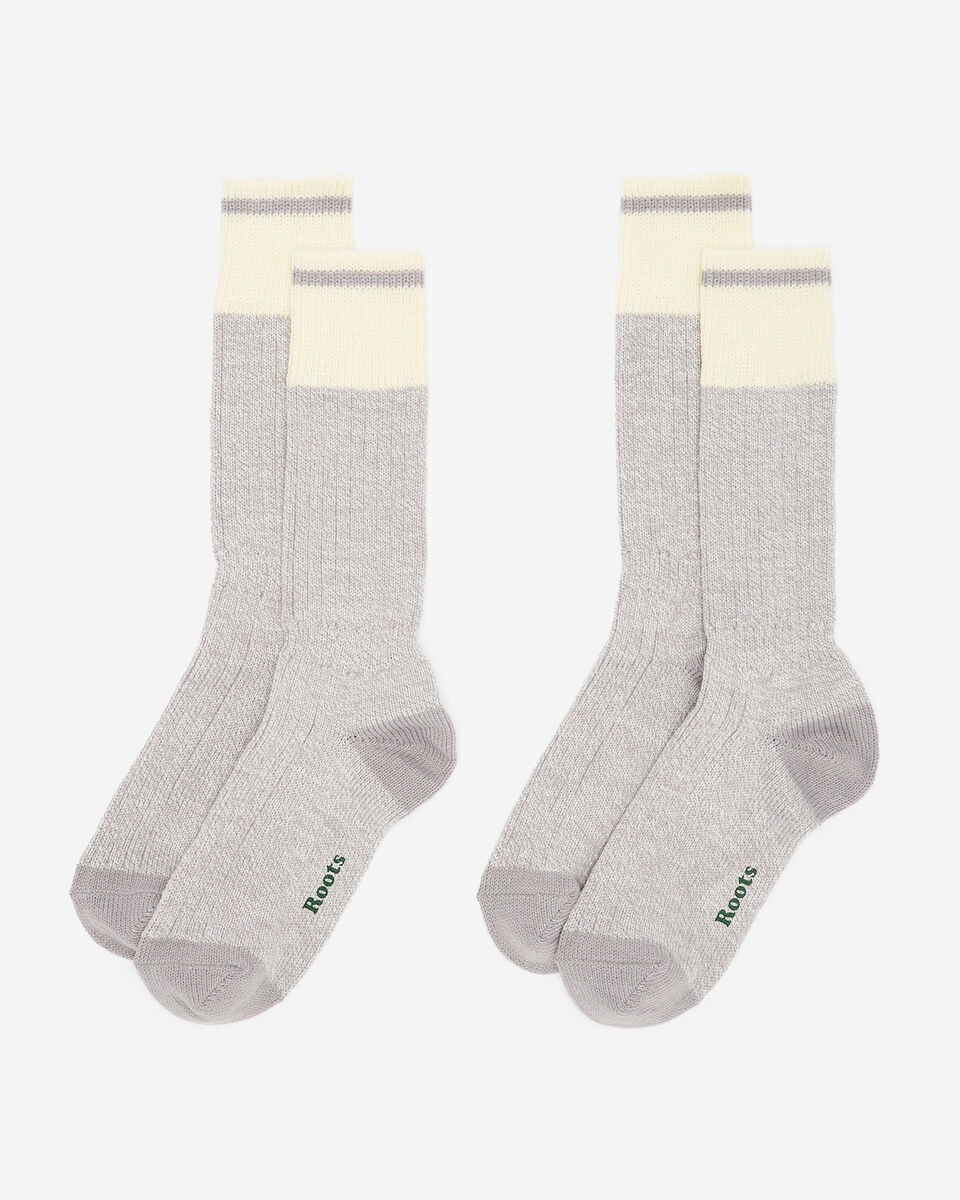 2 paires de chaussettes Cabane Pop Roots pour adultes