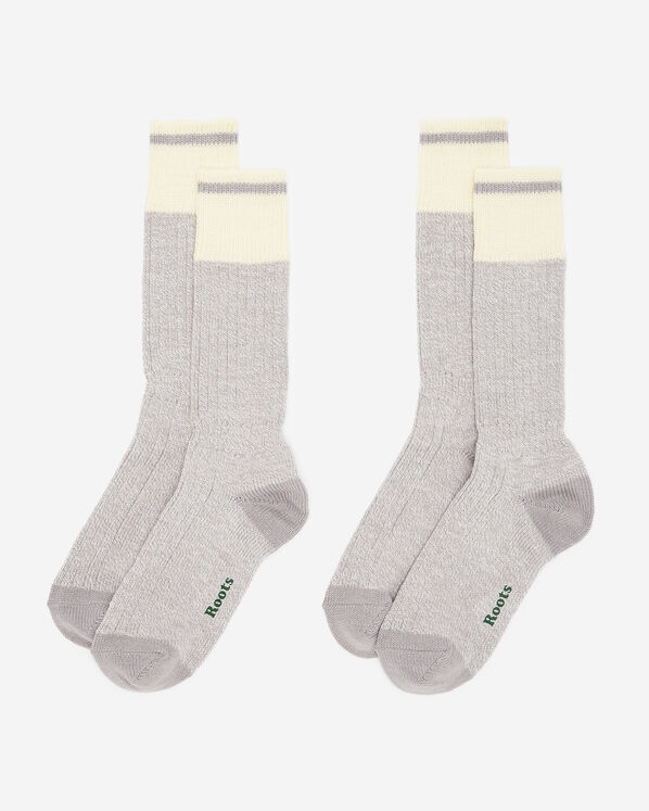 2 paires de chaussettes Cabane Pop Roots pour adultes