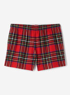 Short de pyjama &agrave; carreaux pour femme