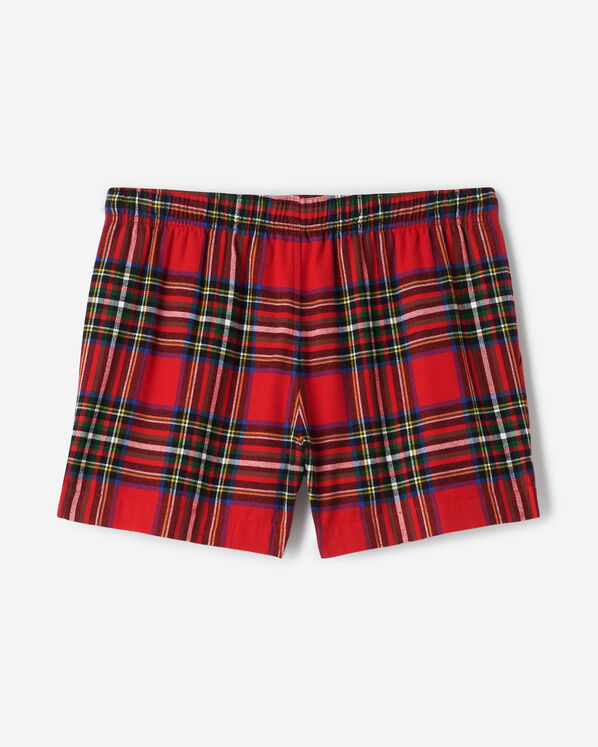 Short de pyjama &agrave; carreaux pour femme