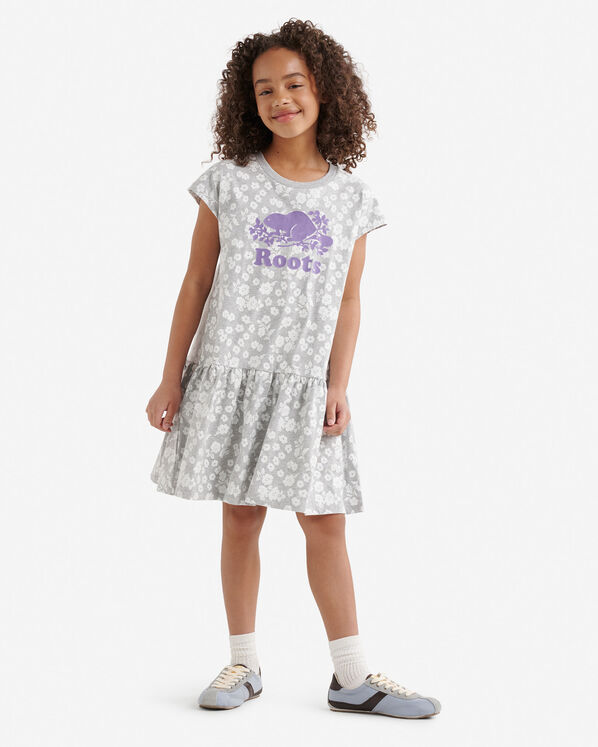 Robe &agrave; motif floral pour fille