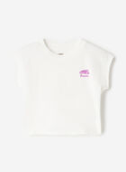 T-shirt ample sans manches pour toutes-petites