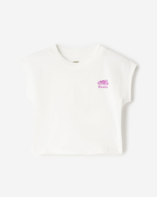 Toddler Girls Sleeveless Boxy T-Shirt