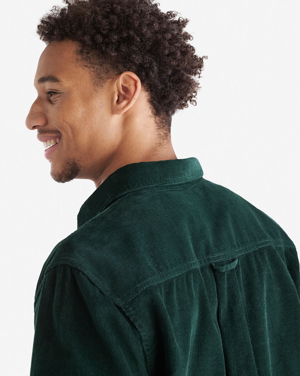 Chemise de travail en velours côtelé