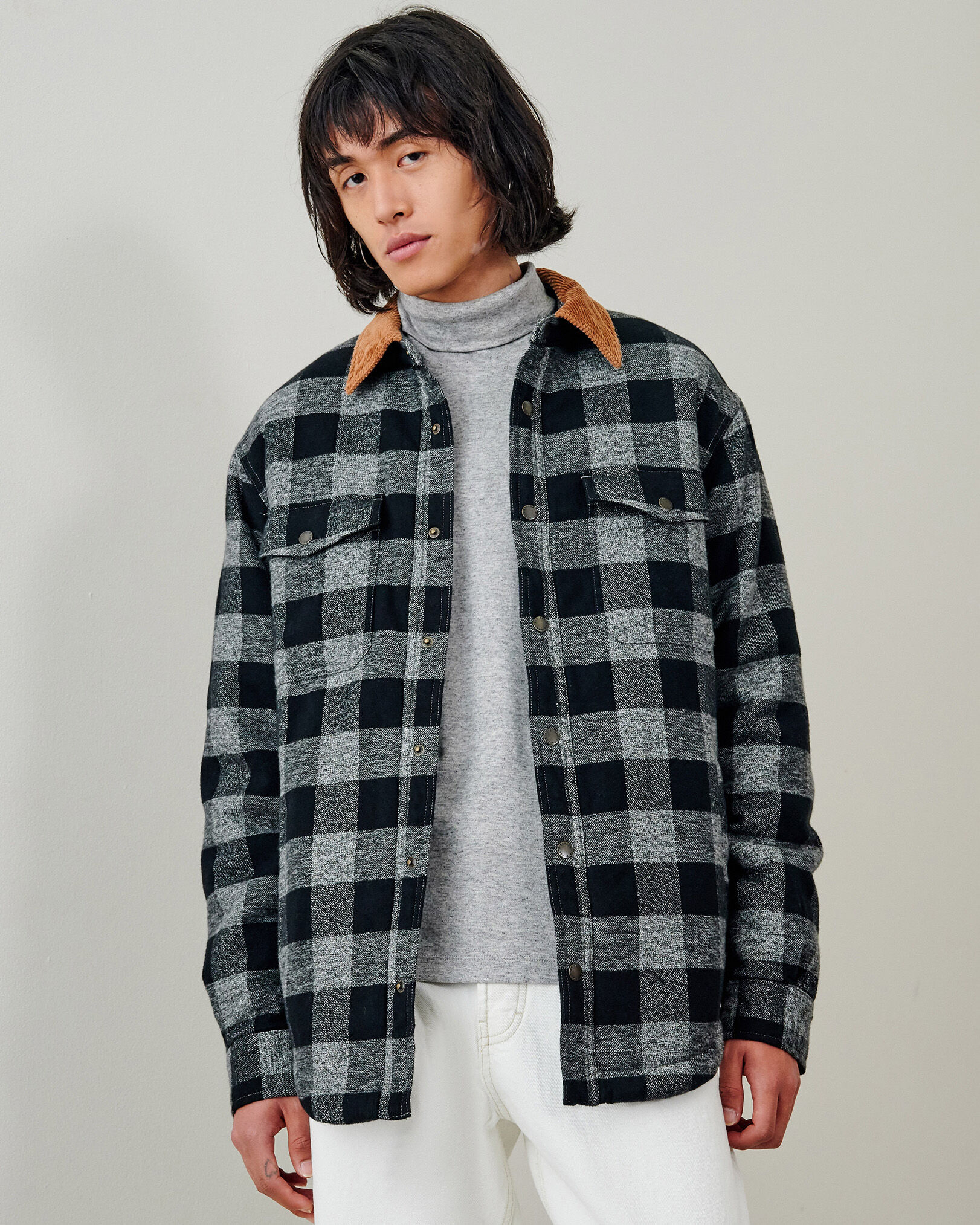 Roots plaid outlet jacket