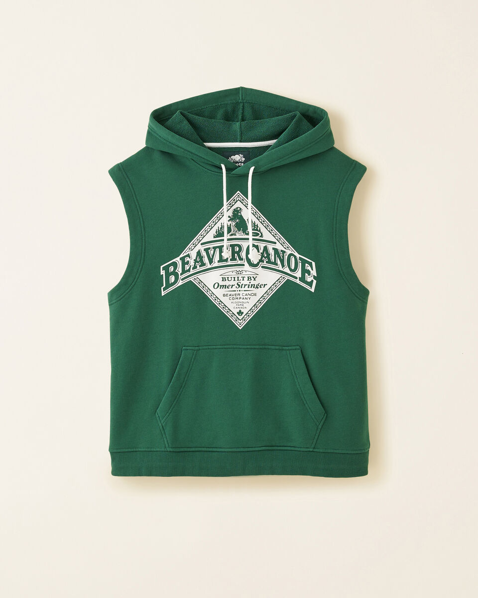 Roots Beaver Canoe Sleeveless Hoodie Gender Free. 1