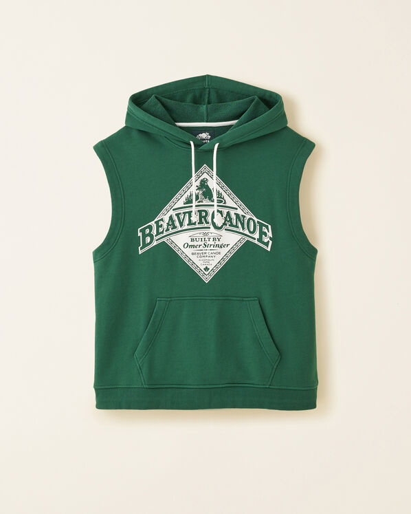 Beaver Canoe Sleeveless Hoodie Gender Free