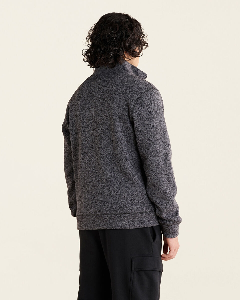 Sweater Fleece Zip Stein