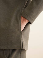 Junction Knit Twill Half Zip Polo