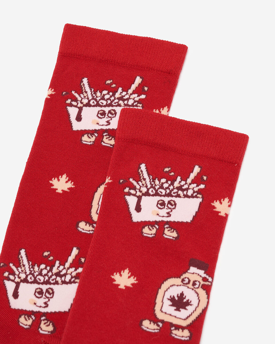 Adult Canadian Foodie Sock