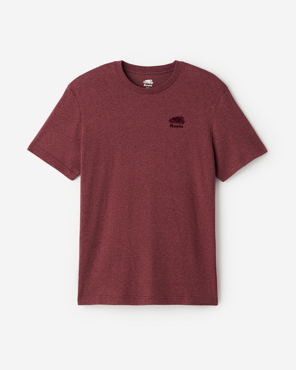 T-shirt &agrave; motif poivr&eacute; en coton biologique pour homme
