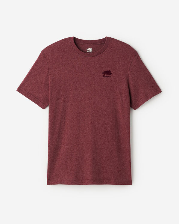 T-shirt &agrave; motif poivr&eacute; en coton biologique pour homme