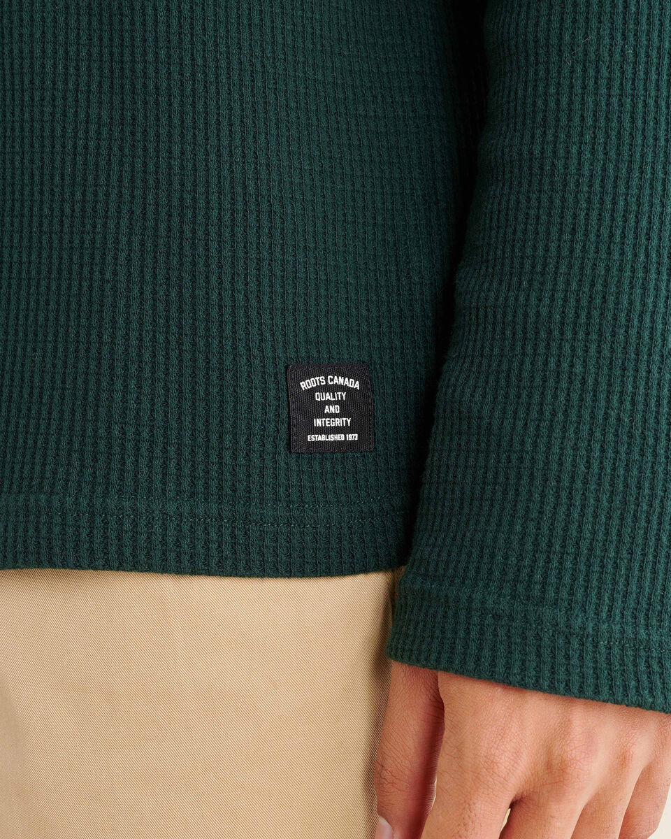 Waffle Long Sleeve Crew Top