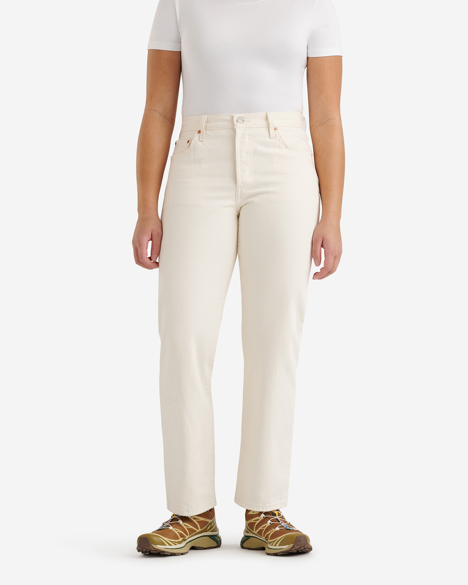 Levi's khaki hotsell jeans womens