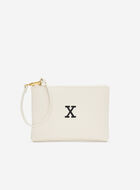 Monogram Wristlet Ivory