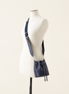 Mini sac seau en cuir Cervino