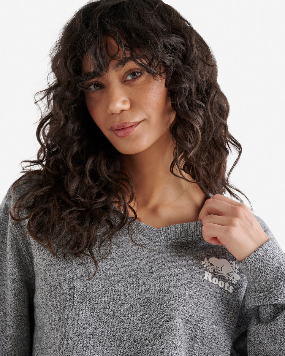 Organic Cooper V-Neck Sweatshirt