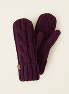 Womens Olivia Cable Mitten