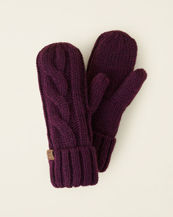 Womens Olivia Cable Mitten