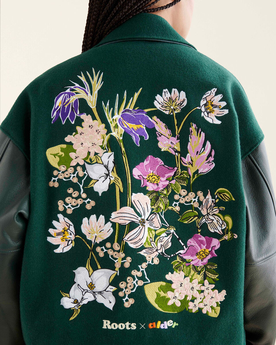 Blouson universitaire non genré Roots x alder