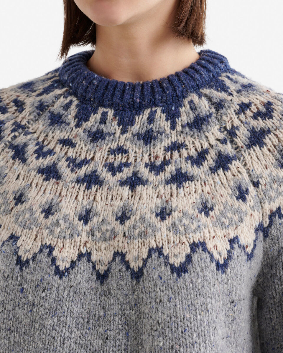 Oversized Fair Isle Sweater