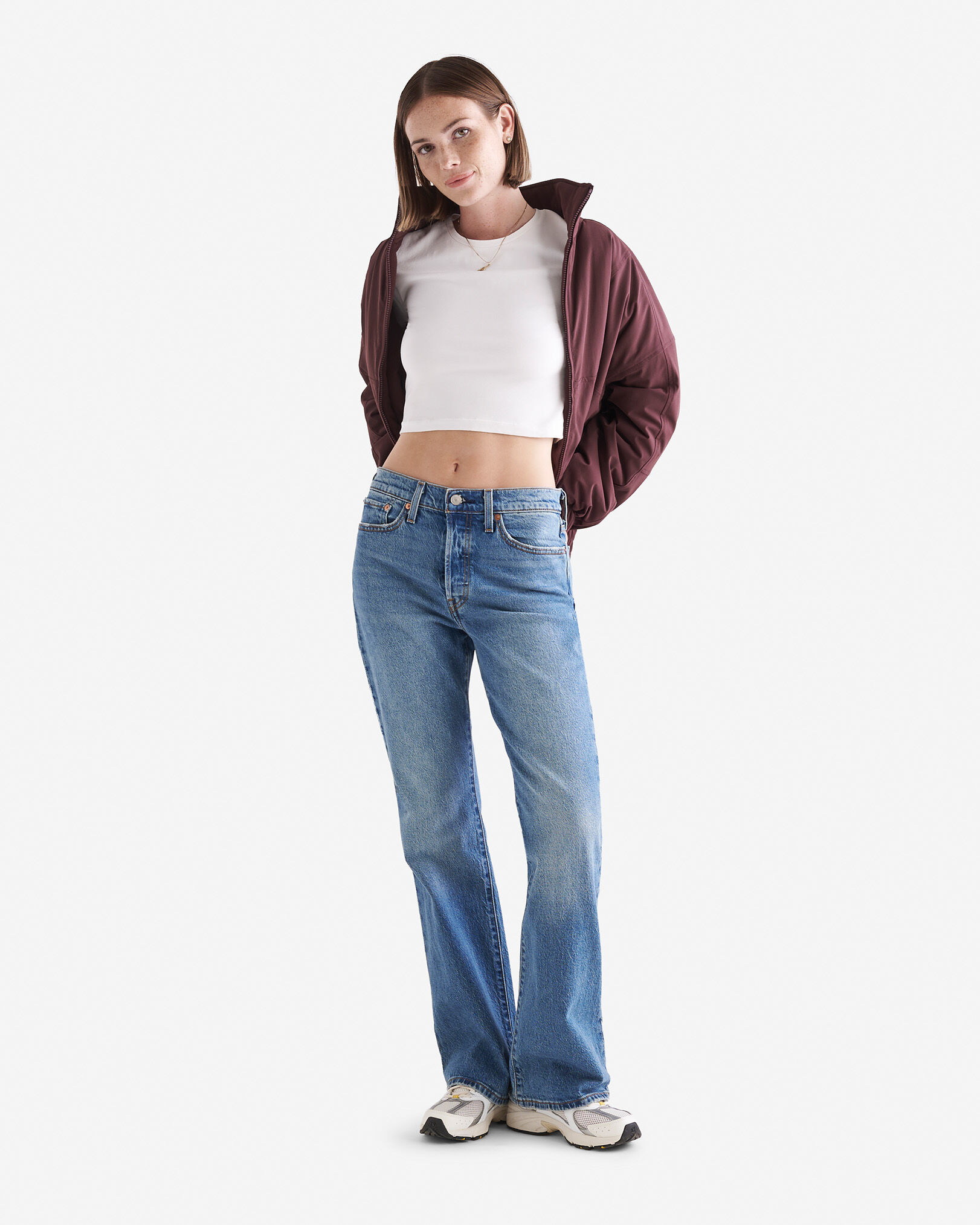 Levi's wedgie cropped jeans cheap