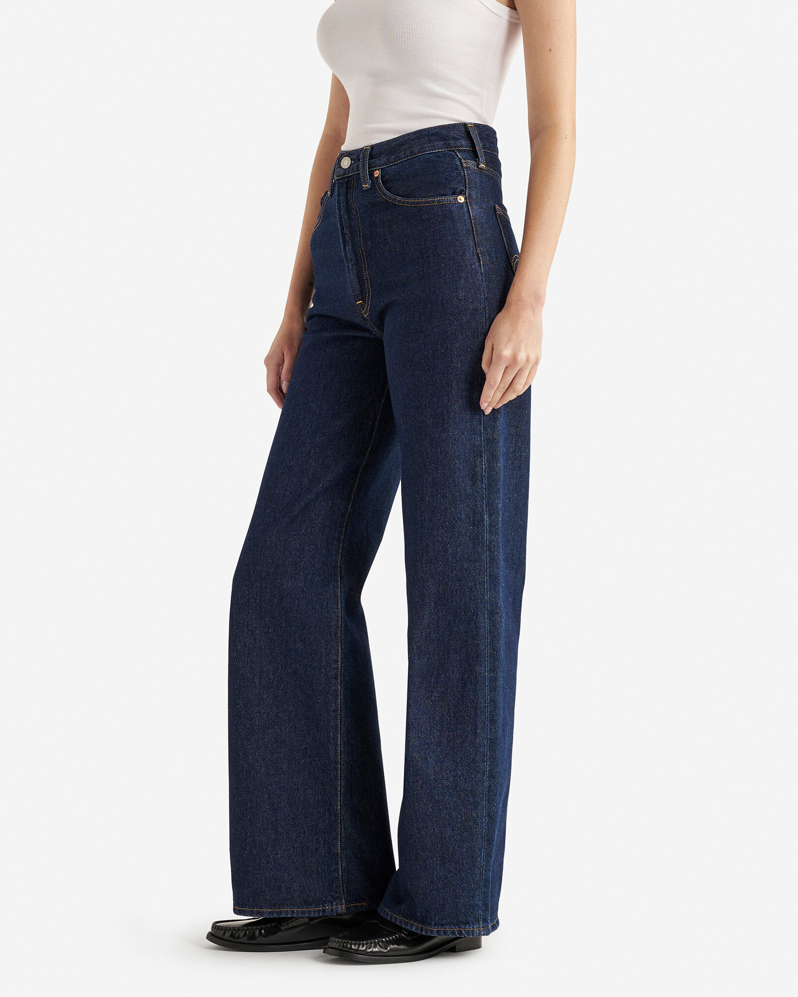 Levi's® Ribcage Wide Leg Womens Jeans | Roots