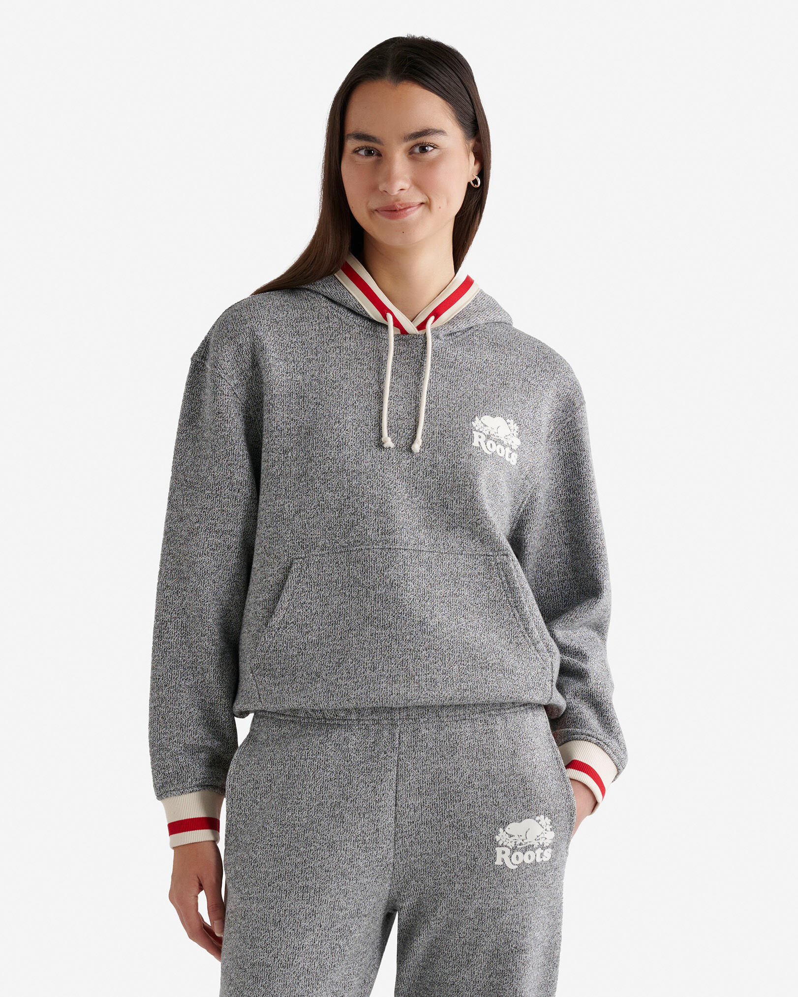Cabin Fleece Hoodie Sweatshirts and Hoodies Roots