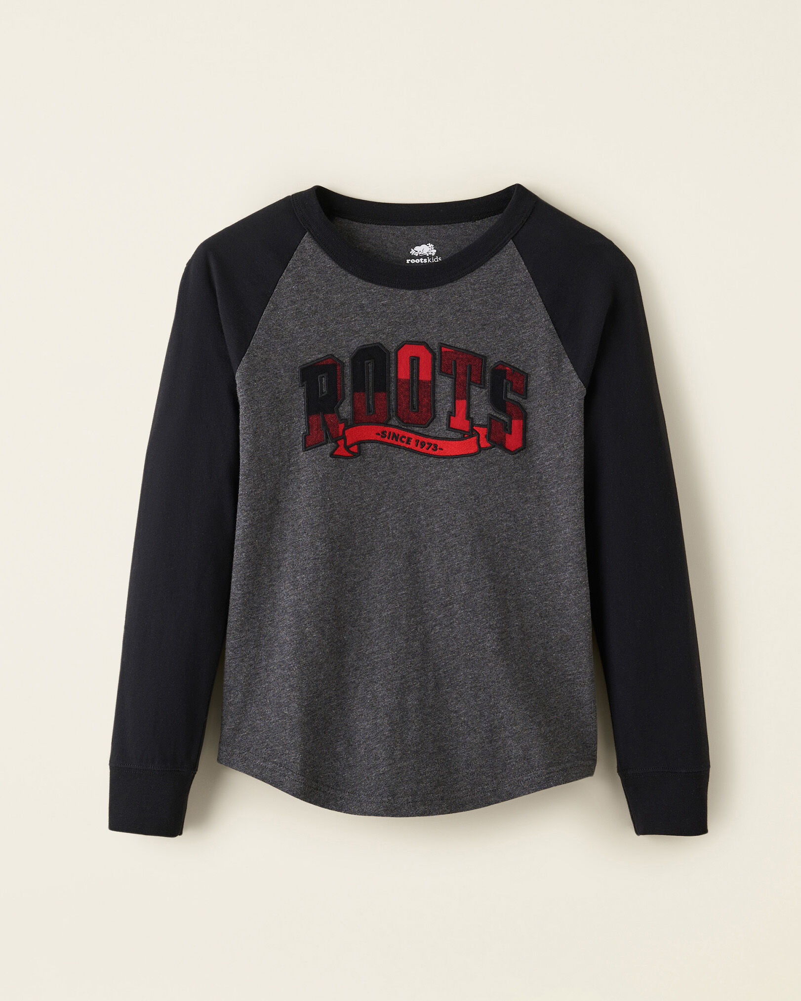 Kids Plaid Applique Baseball T Shirt Graphic T Shirts Roots