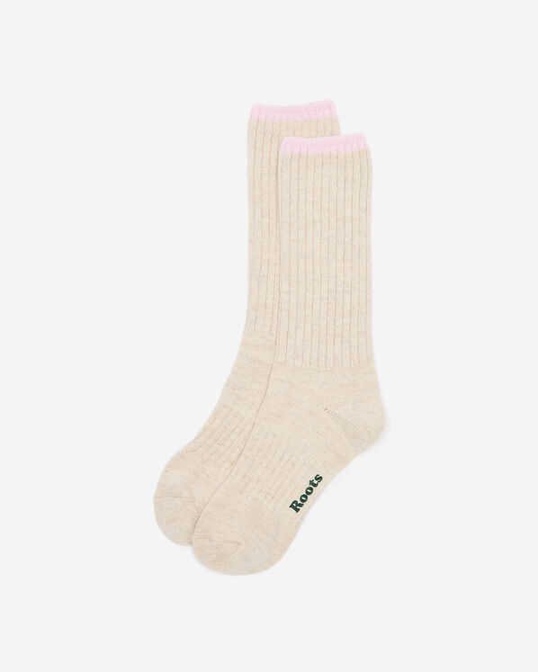 Chaussettes hautes en coton héritage Roots pour femmes 