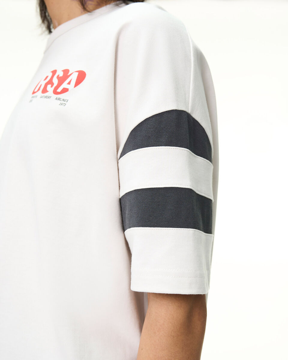 Roots X Mr. Saturday Stripe T-shirt Gender Free