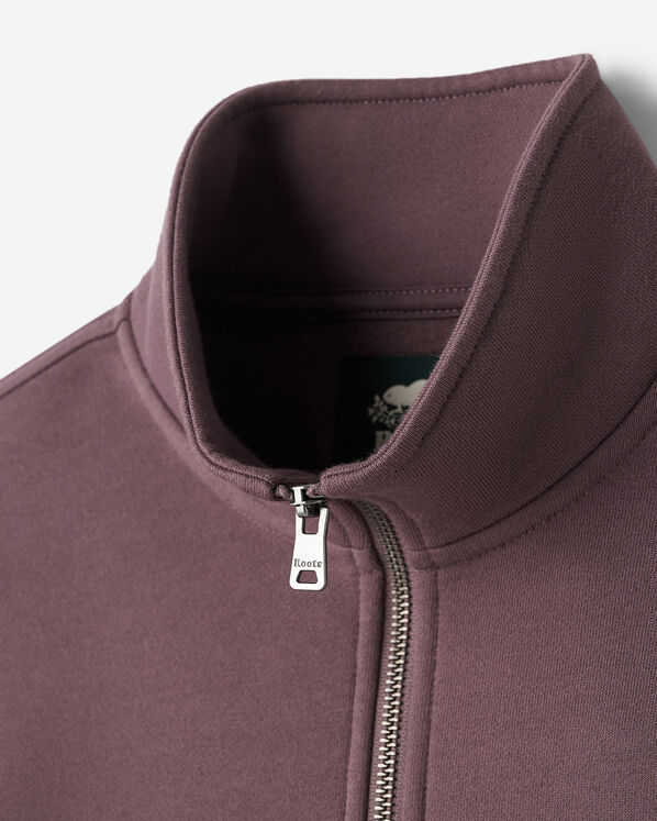Organic Cooper Relaxed Quarter Zip Stein
