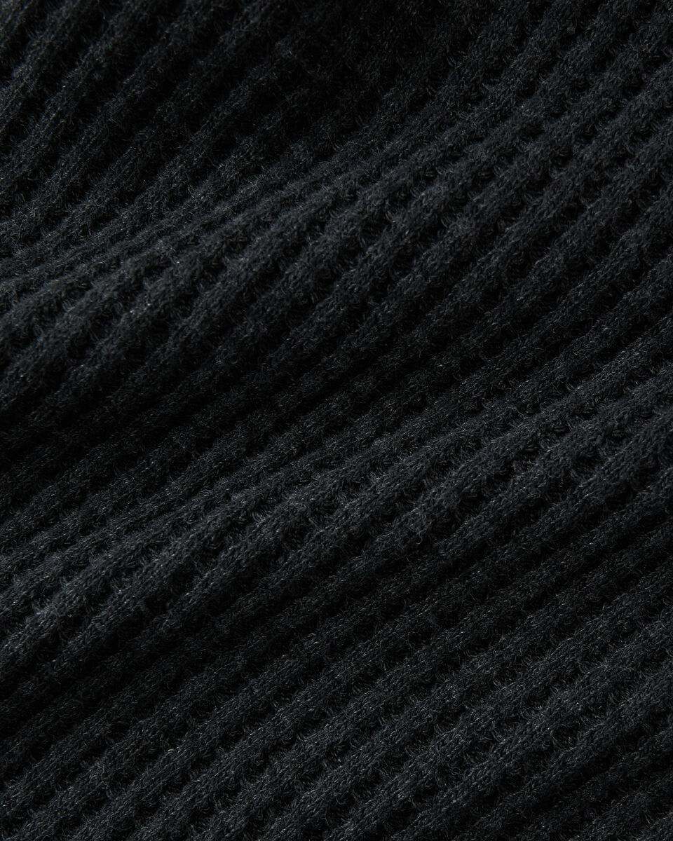 Stretch Waffle Crew Top