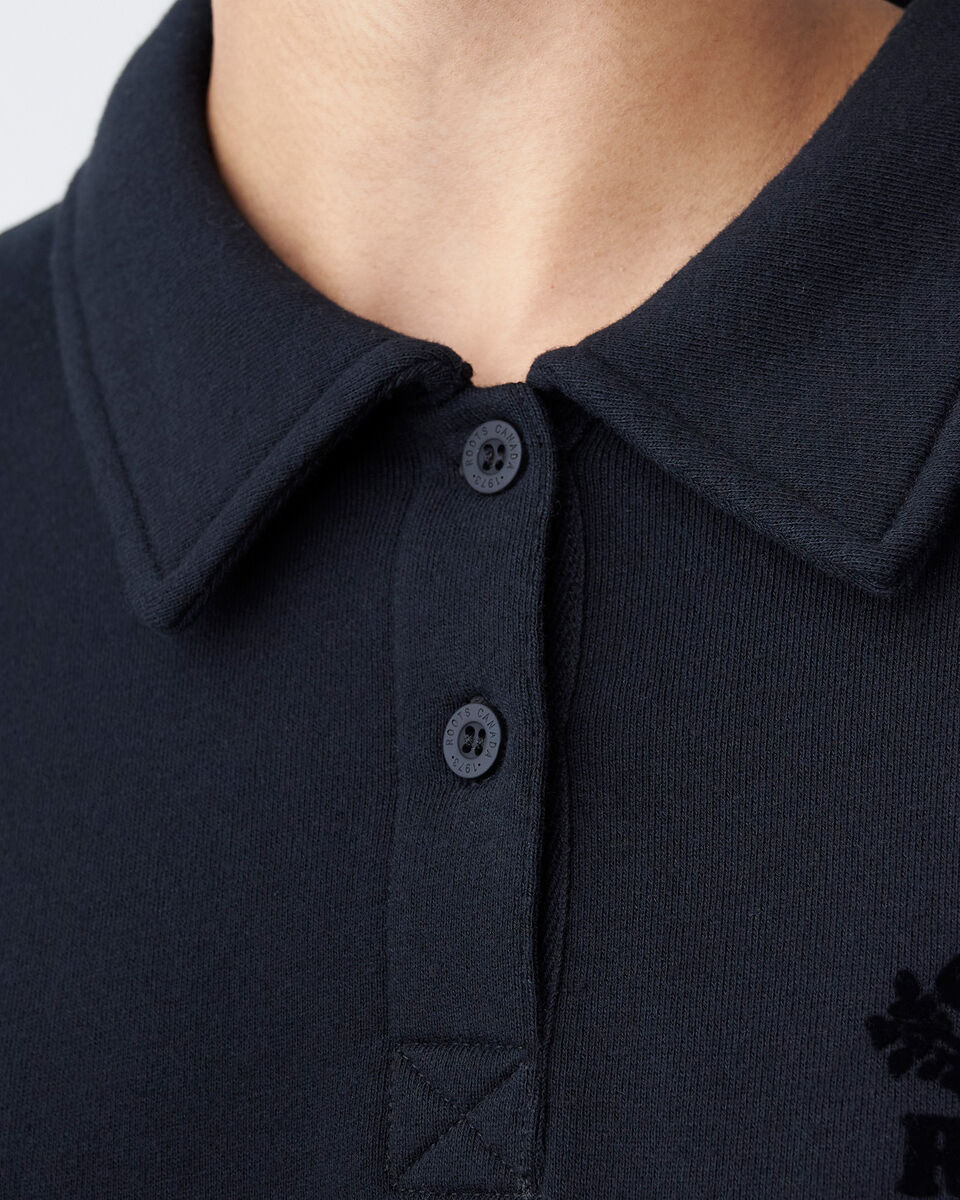 Organic Cooper Relaxed Polo Sweatshirt