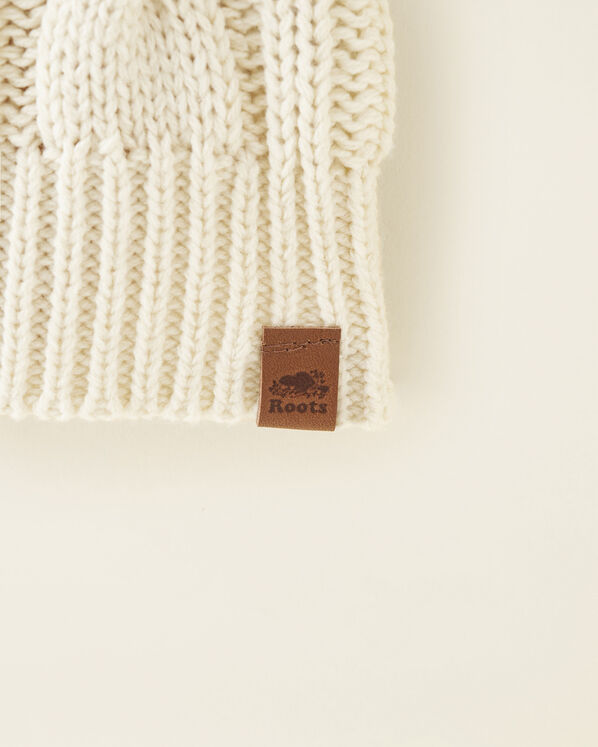 Toddler Girls Cable V-Neck Sweater Dress