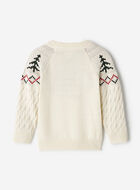 Toddler Holiday Cable Sweater Crew
