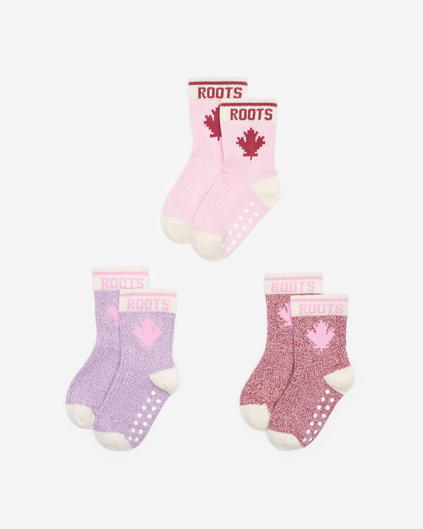 Baby & Toddler Cabin Maple Sock 3 Pack
