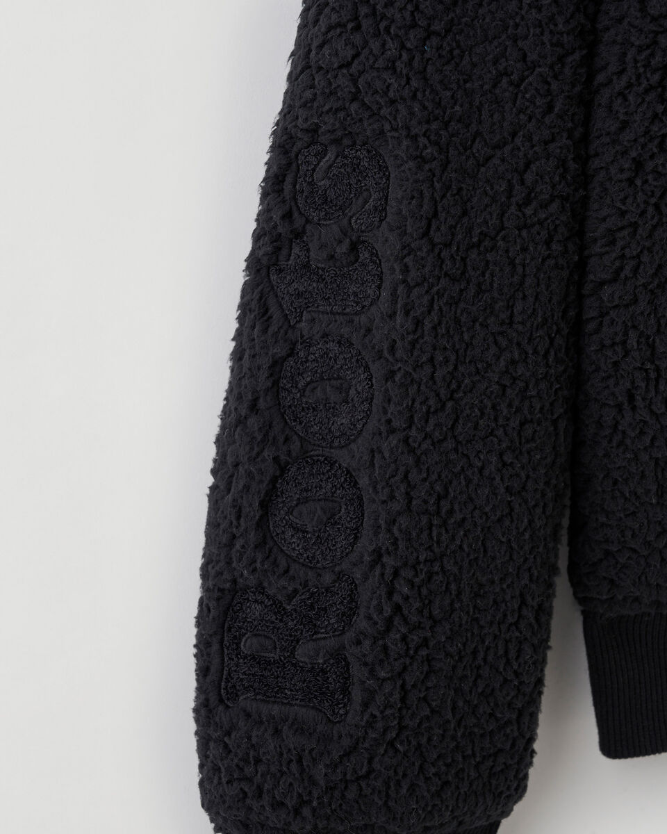 Girls Sherpa Zip Cardigan
