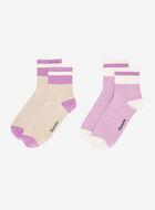 2 paires de socquettes en coton Cabane pour adultes 