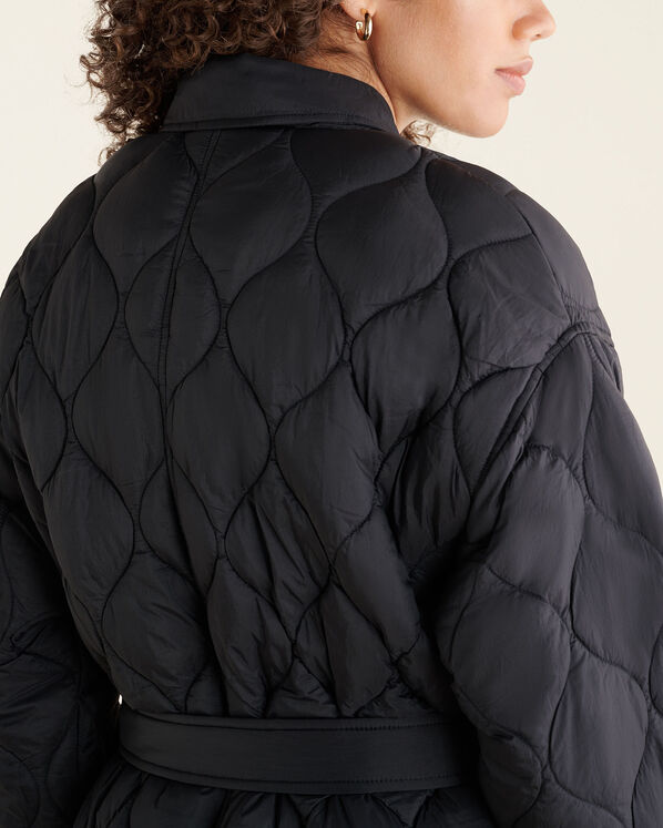 Brooks Long Quilted Jacket