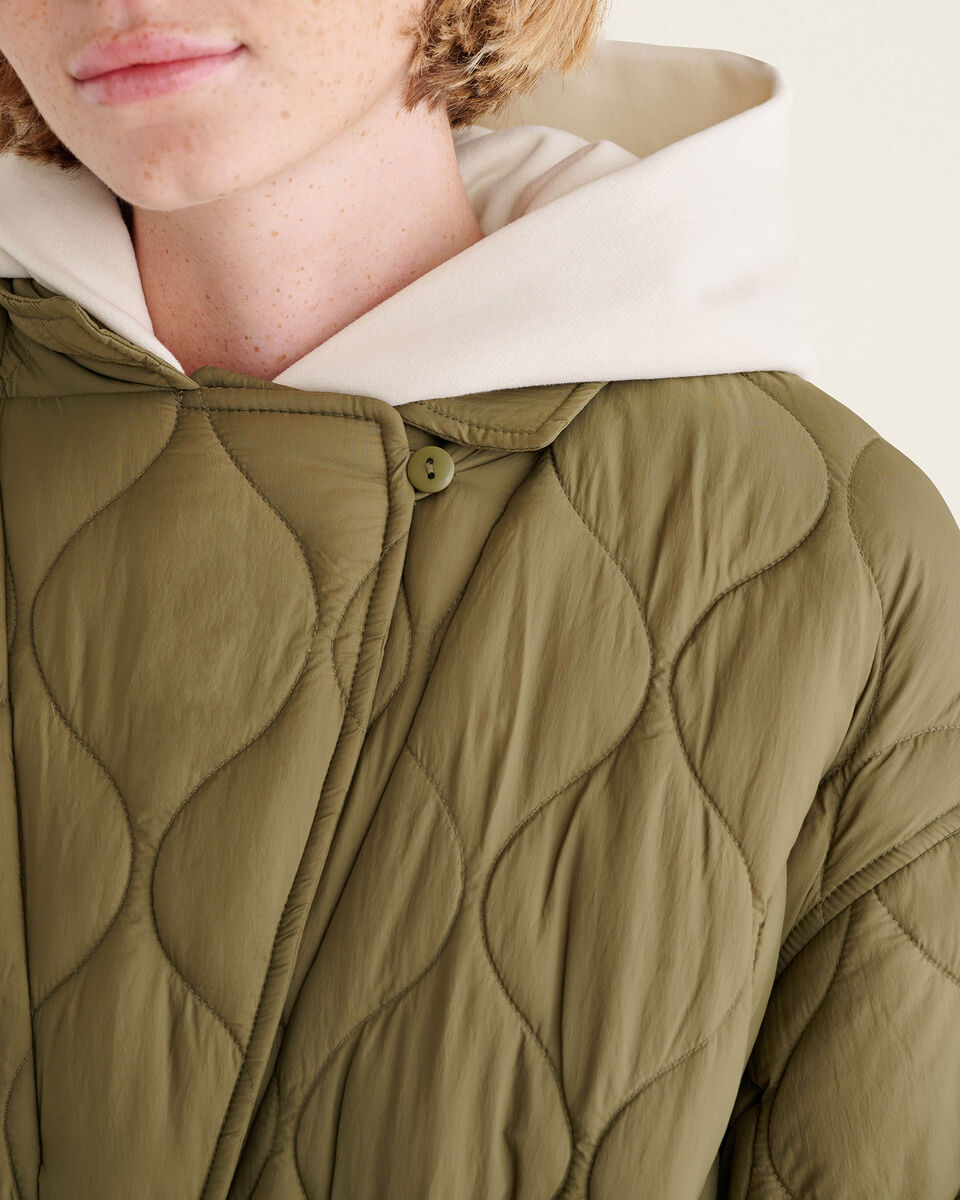 Brooks Long Quilted Jacket