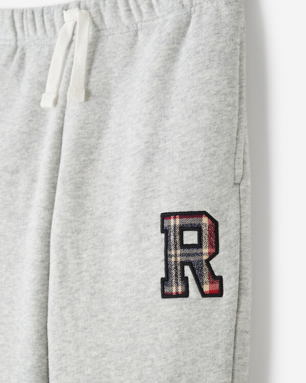 Kids Plaid Applique Sweatpant Kids Plaid Applique Sweatpant