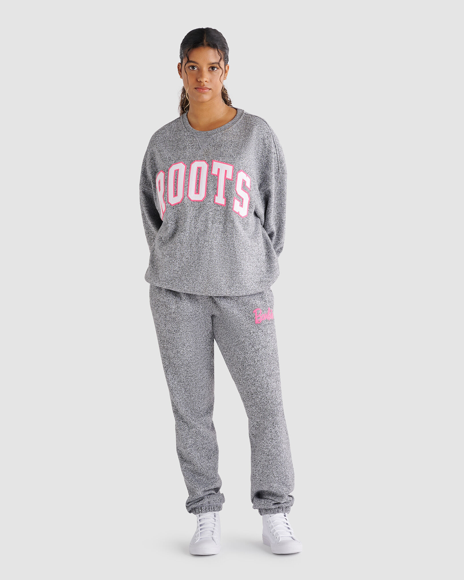 Pink 2025 roots tracksuit